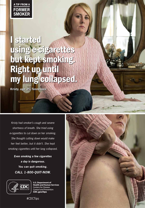 CDC TIPS campaign educates e cigarette users about dangers of dual